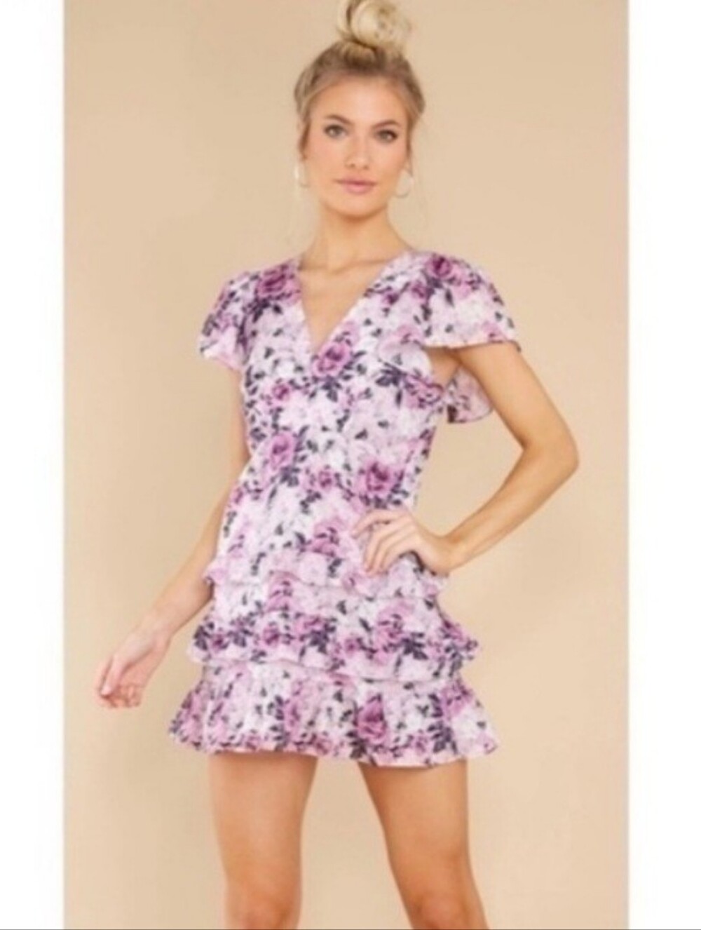 LoveShackFancy Higgins Sandy Pink Shores Dress Size 10 NEW NWT